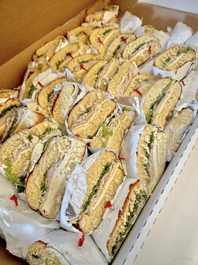 Turkey & Cheese on Brioches Bun